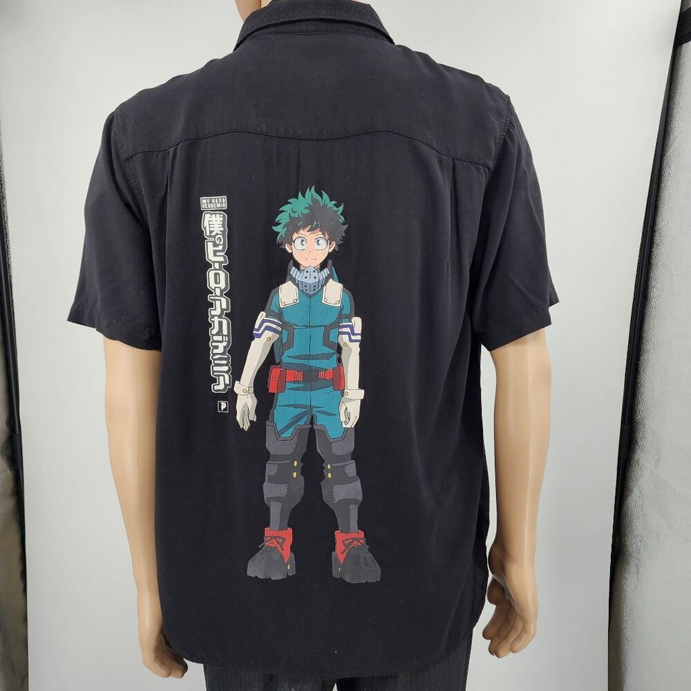 Primitive x My Hero Academia Izuku Black Short Sleeve Shirt, Men's XL - Picture 3 of 10